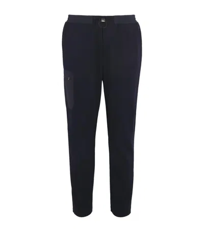 Sease Virgin Wool-blend Sweatpants In Navy