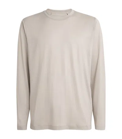 Sease Virgin Wool Long-sleeve T-shirt In Neutral