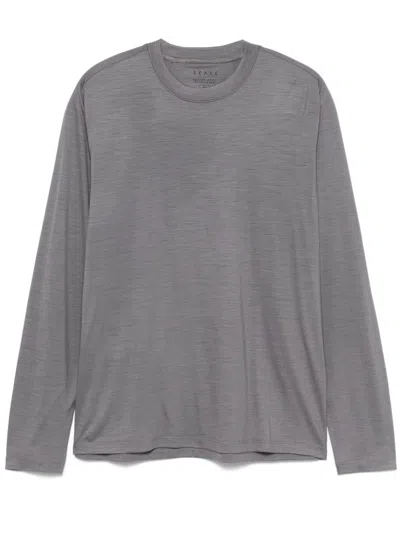 Sease Virgin Wool T-shirt In Grey