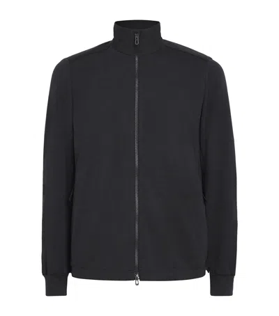 Sease Virgin Wool-blend Explorer Zip-up Sweatshirt In Gray