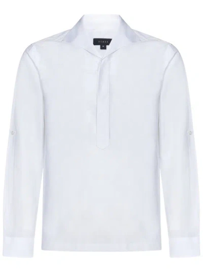 Sease White Cotton And Linen Shirt