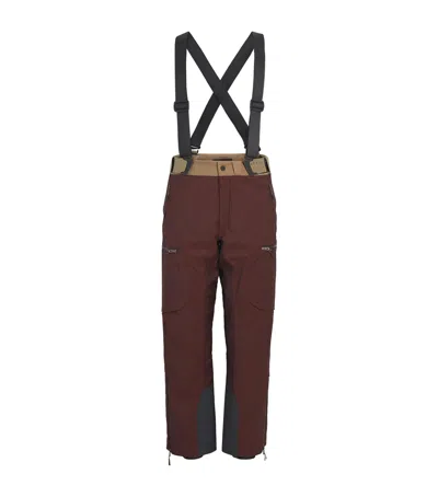 Sease Wool-blend Solaro Ski Trousers In Brown