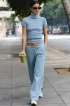 Seashell Iris Pants In Blue