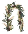 Seasonal 6" Eucalyptus And Pampas Arrangement In Multi