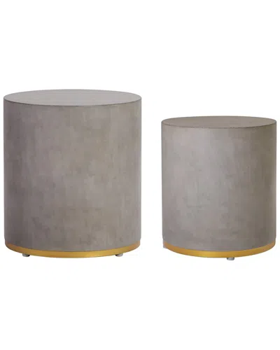 Seasonal Living Linea Ring Concrete Accent Table Set