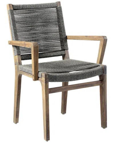 Seasonal Living Set Of 2 Explorer Oceans Dining Armchairs In Brown