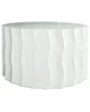 Seasonal Living Wave Concrete Accent Table (wide) 501ft052p2wm