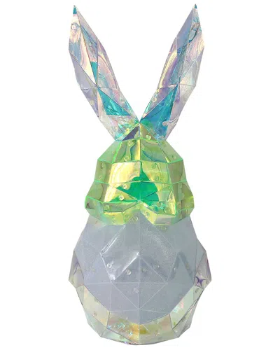Seasonal Llc 16in. Prismatic Iridescent Led Gnome Bunny Milo