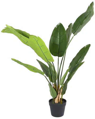 Seasonal Llc 37in Artificial Potted Bird Of Paradise Plant In Green
