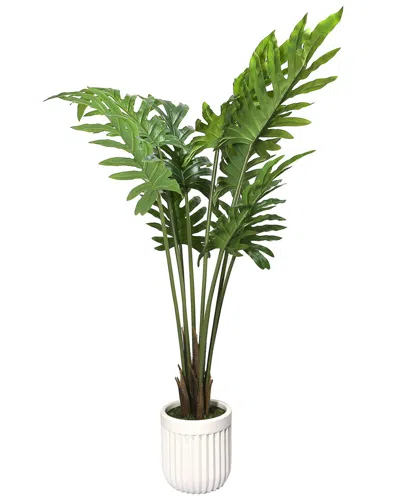 Seasonal Llc 47in Artificial Potted Philodendron Plant In Green