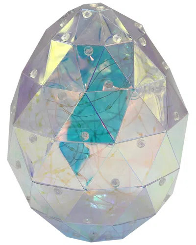 Seasonal Llc 8in. Prismatic Iridescent Led Egg