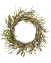 Seasonal Llc Amaranthus Meadow 26in Wreath With Artificial Millet