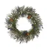 Seasonal Llc Blueberries & Harmony Bells 30 Wreath With Fairy Lights