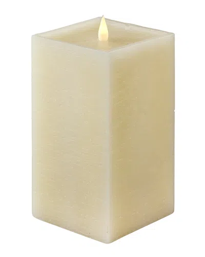 Seasonal Llc Classic Motion Flameless Square Candle In White