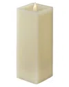 Seasonal Llc Classic Motion Flameless Square Candle In White