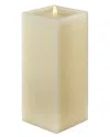 Seasonal Llc Classic Motion Flameless Square Candle In White