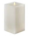 Seasonal Llc Classic Motion Flameless Square Candle In White