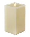 Seasonal Llc Classic Motion Flameless Square Candle In White