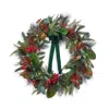 Seasonal Llc Pre Lit 28 Magnolia Leaf, Eucalyptus & Berry Wreath