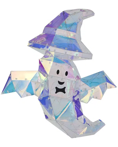 Seasonal Llc Prismatic 15.75in Iridescent Wizard Ghost With Led Lights In Blue