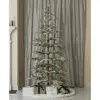 Seasonal Llc Sierra Pine 7' Flocked Tree With Warm White Led Lights In Natural