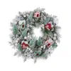 Seasonal Llc Snowy Cottage 26 Wreath With Fairy Lights
