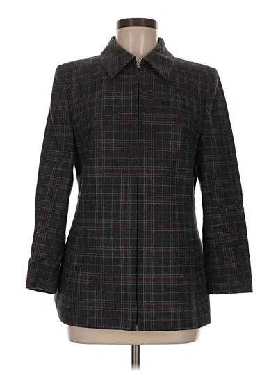 Pre-owned Seasons Coat In Gray