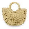 Seaspice Getaway Crossbody Straw Tote In Khaki In Green