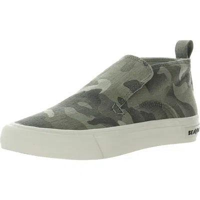 Seavees Huntington Middle Saltwash Womens Herringbone Twill Casual And Fashion Sneakers In Multi