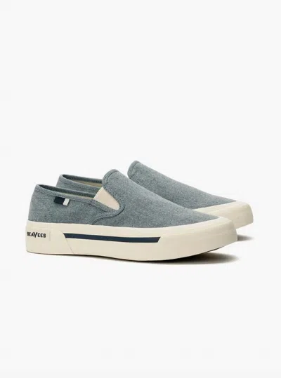 Seavees Seachange Slip On In Blue Water In Grey