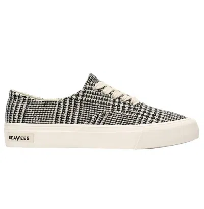 Seavees Women's Legend Sneaker Highlands In Black/white Woven Houndstooth