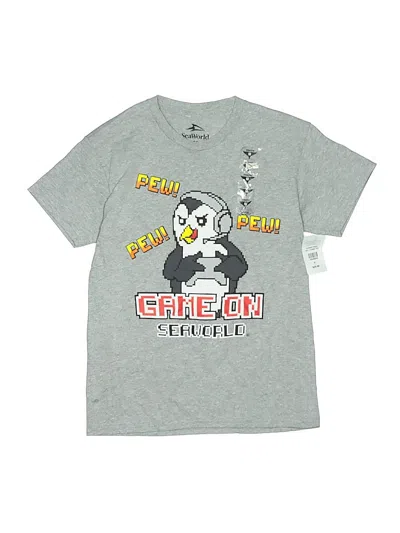 Pre-owned Seaworld Kids' Short Sleeve T-shirt In Gray