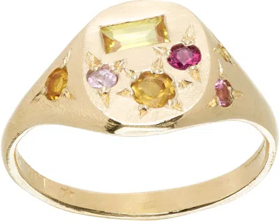 Seb Brown Neapolitan Ring In Gold