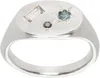 Seb Brown Oval Neapolitan Ring In Metallic