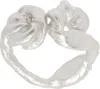 Seb Brown Silver Hell Spiral 2 Ring In Sterling Silver (925