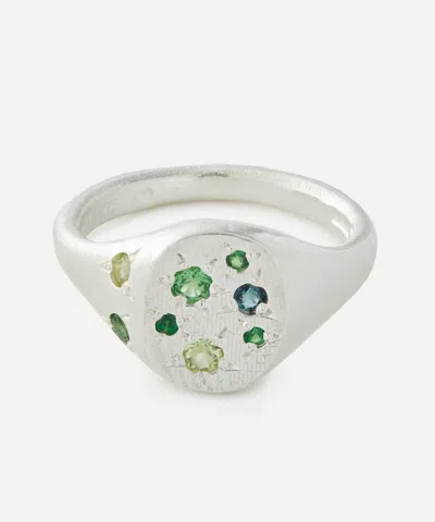 Seb Brown Sterling Silver Grapes Signet Ring