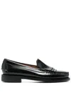 Sebago 25mm Chunky Penny Loafers In Black