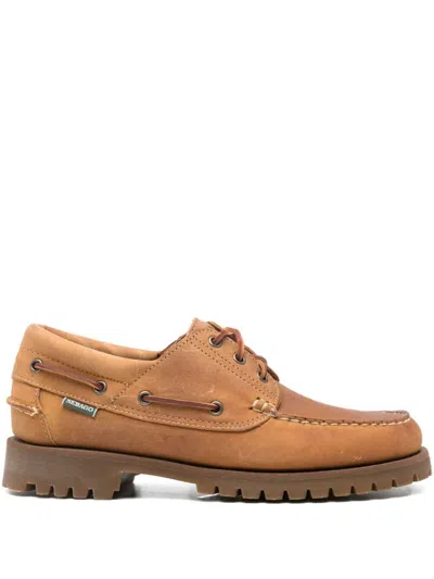 Sebago "acadia Crazy Horse" Lace Up Shoes In Brown