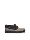 Sebago Acadia Suede Eva Loafers In Black
