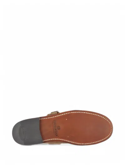 Sebago Angelina Fleshout Buckle-strap Loafers In Brown