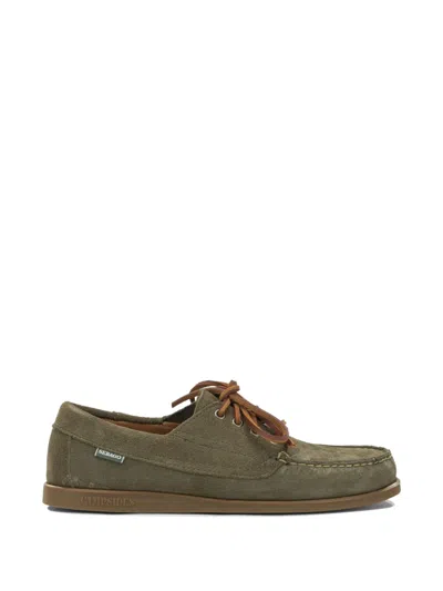 Sebago Askook Suede Derby Shoes In Blue