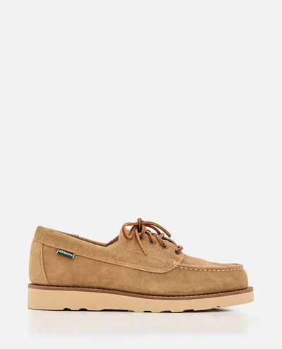 Sebago Askookfield Suede Loafers In Brown