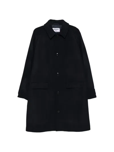 Sebago Beals Button-fastening Coat In Black