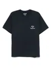 Sebago Black Cotton T-shirt With Print