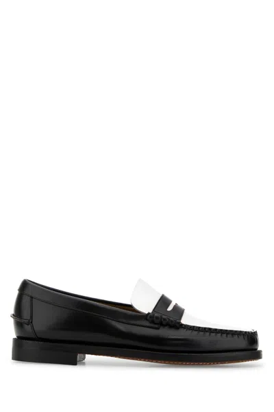 Sebago Black Leather Classic Dan Loafers