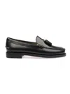 Sebago Tassel Leather Loafers In Black