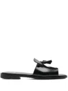 Sebago Black Leather Sandals