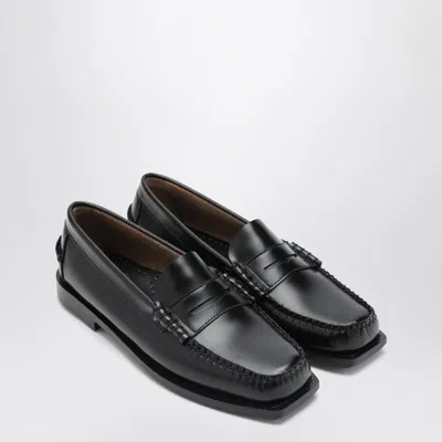 Sebago Black Madison Moccasins In Leather