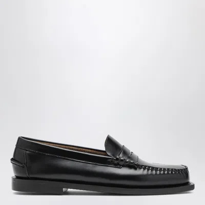 Sebago Black Madison Moccasins In Leather