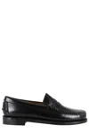 Sebago Moccasin With Smooth Leather Upper In Black